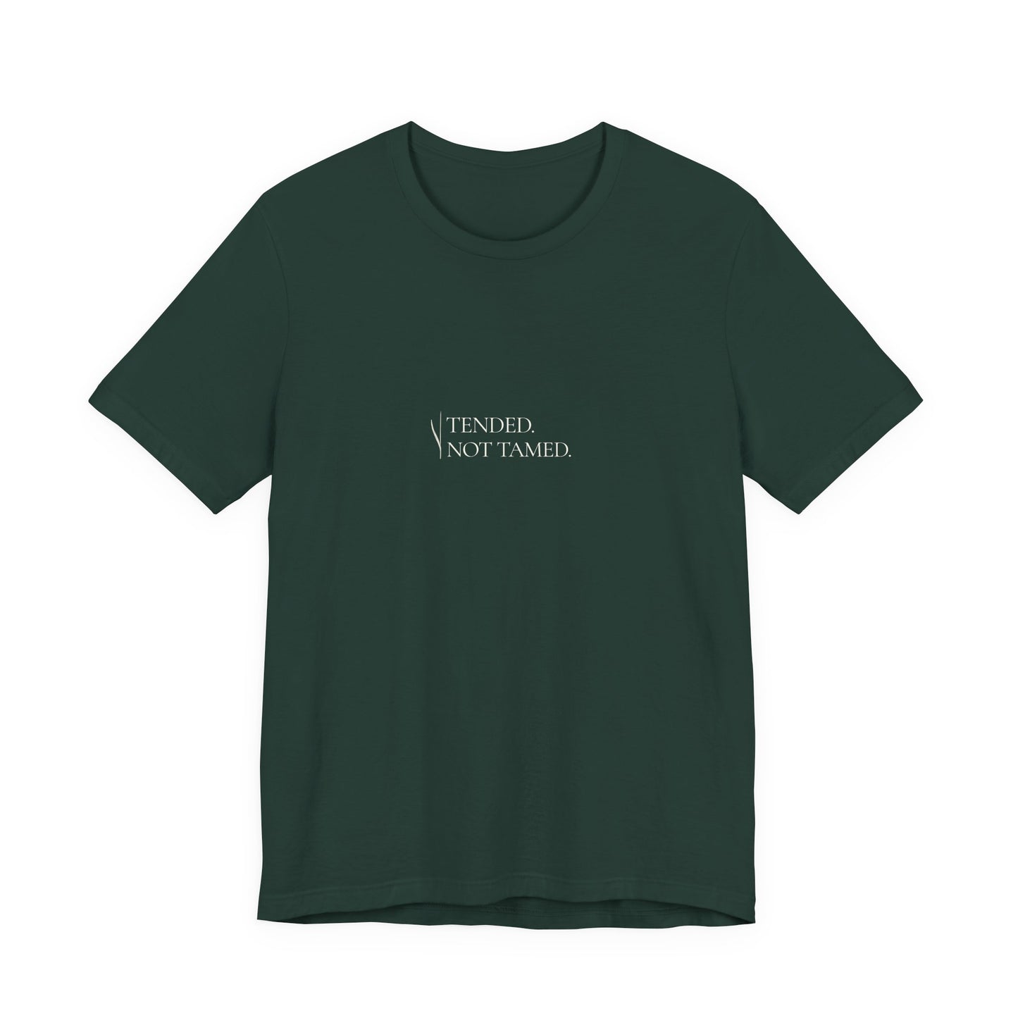 Women's Casual Graphic Tee Soft Cotton Crewneck | Tended Not Tamed