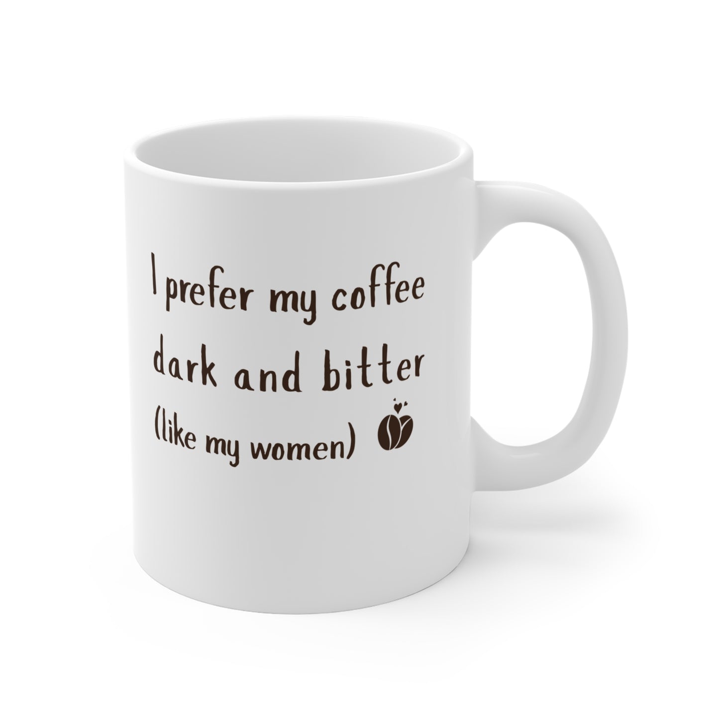 Unique Coffee Mug: Dark and Bitter