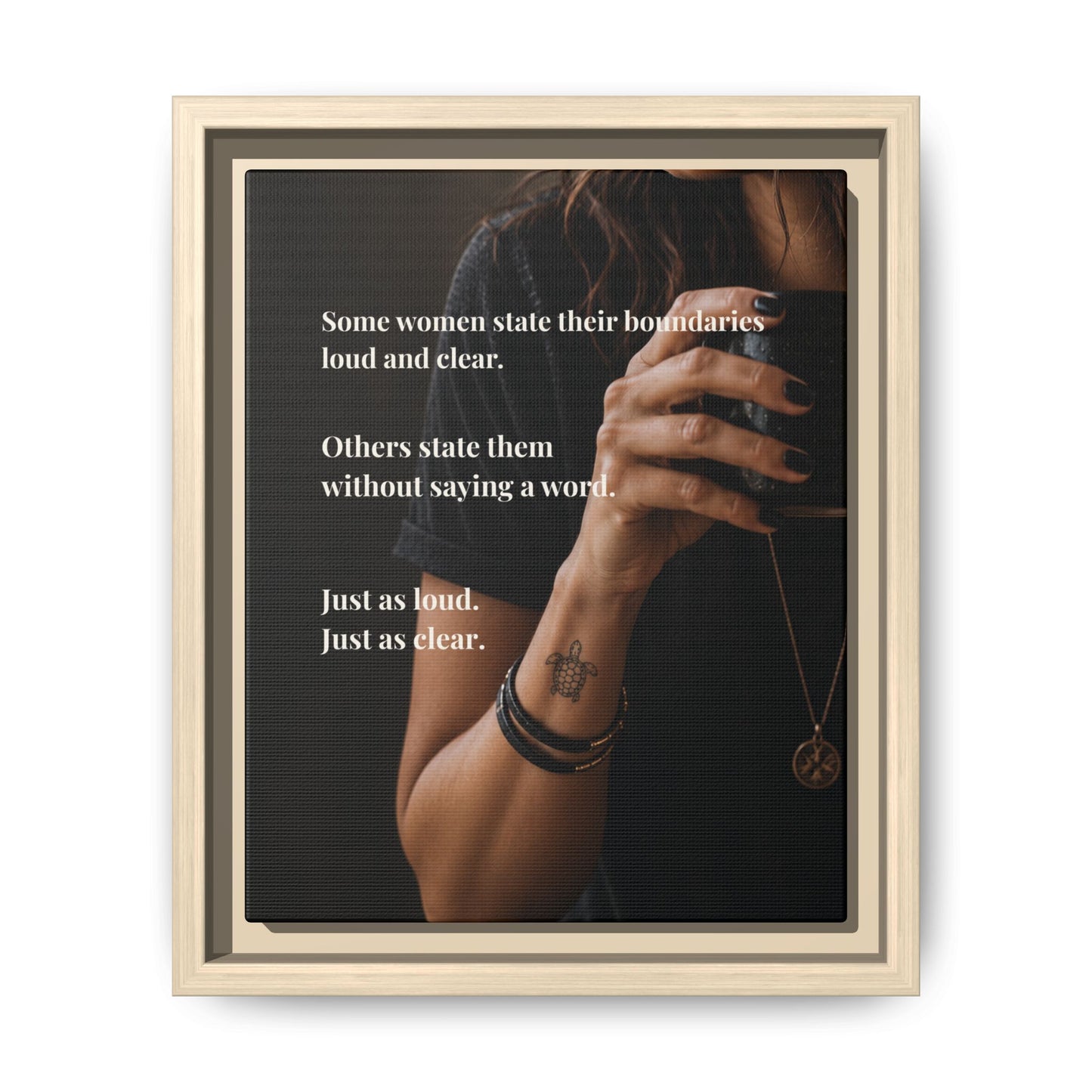 Framed Wall Art | Boundary Quote Decor