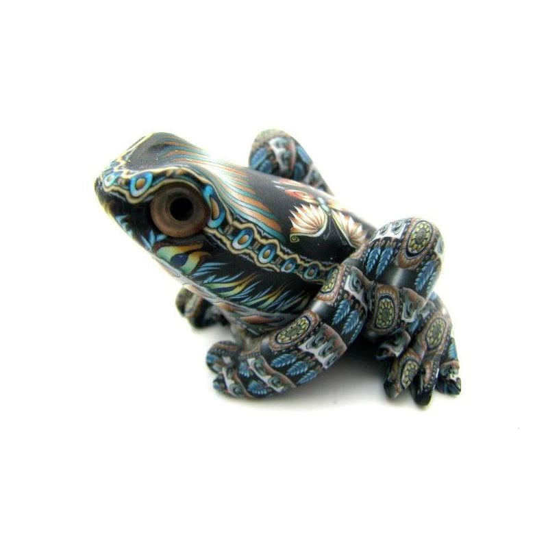 Frog Baby - Handcrafted Mosaic -Style Art Figurine