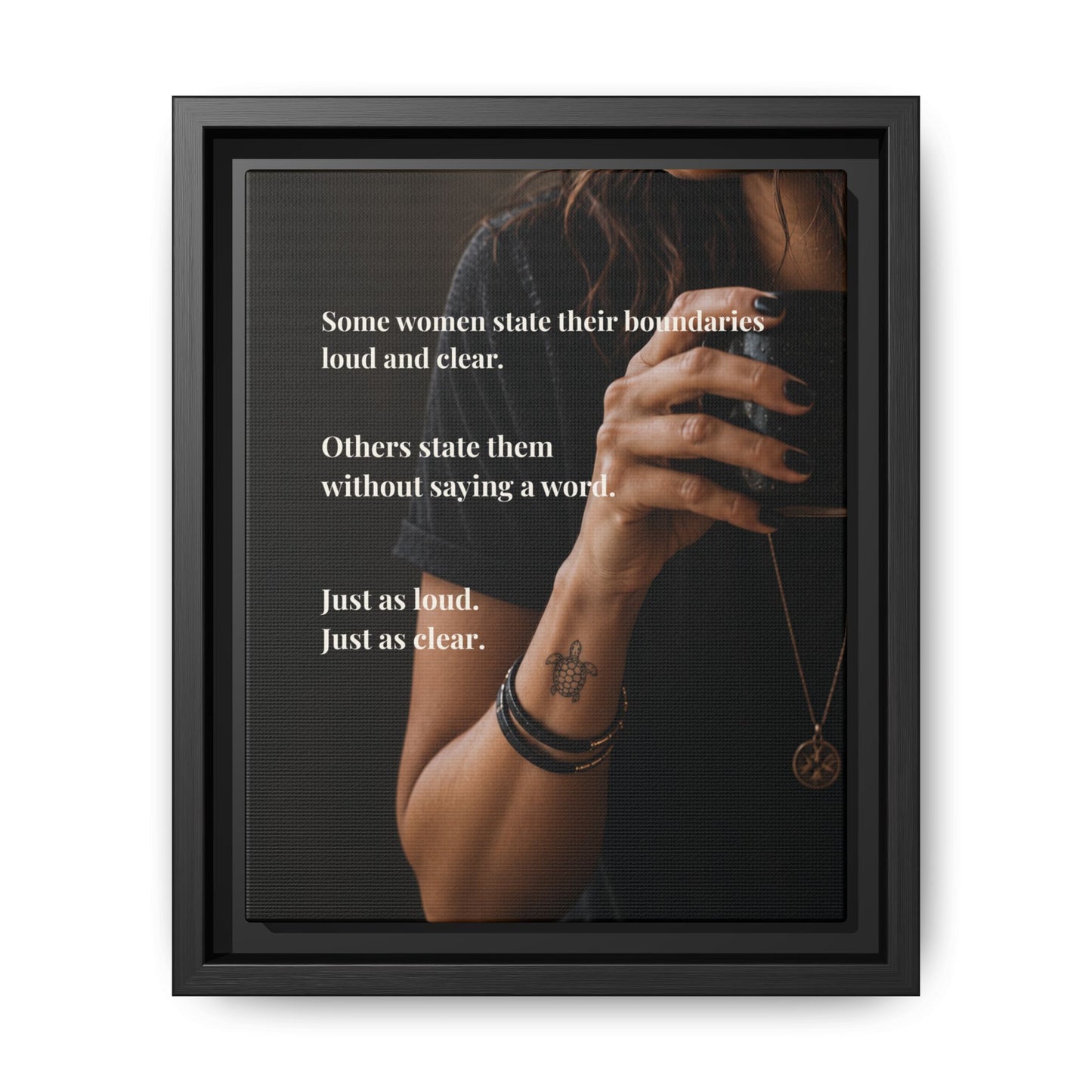 Framed Wall Art | Boundary Quote Decor