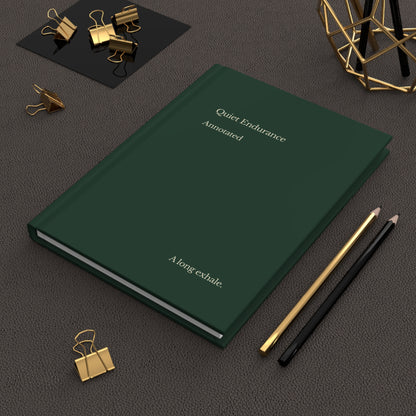 Quiet Endurance Hardcover Journal | Rooted