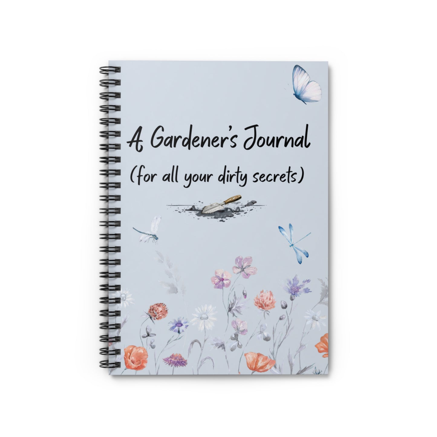 A Gardener's Journal in Blue