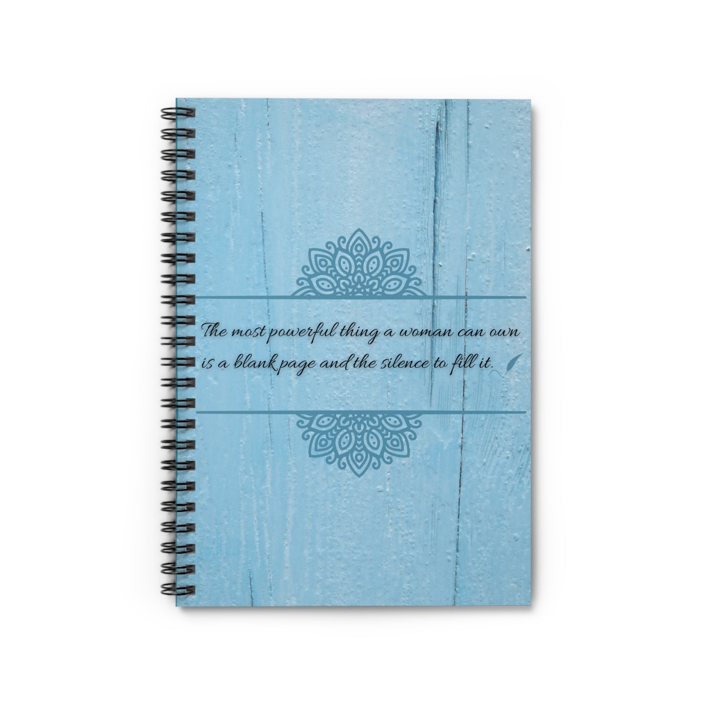 Blue Mandala Lined Journal