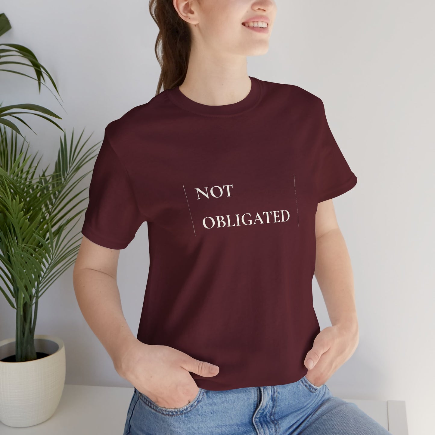 Not Obligated  — Minimalist Tee