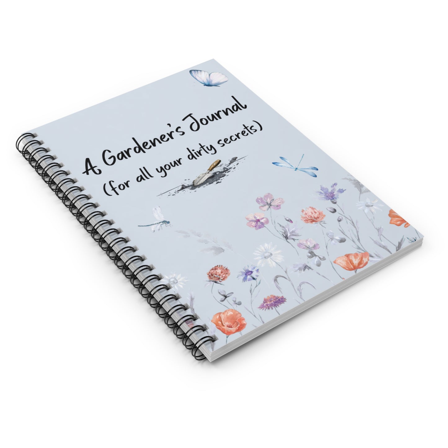 A Gardener's Journal in Blue