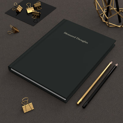 Measured Thoughts Hardcover Journal | Calm Authority