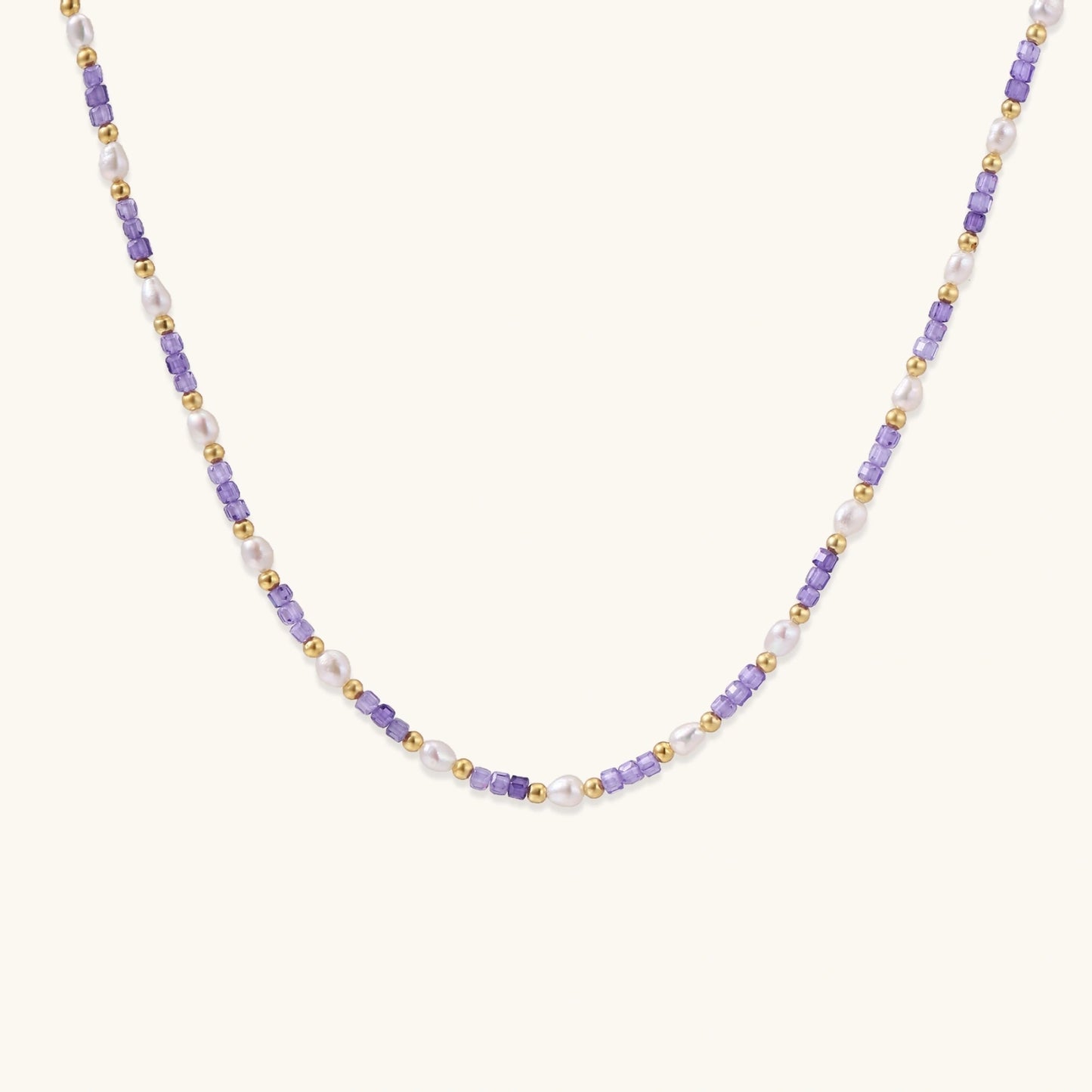 Violet Pearl Harmony Necklace