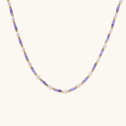Violet Pearl Harmony Necklace