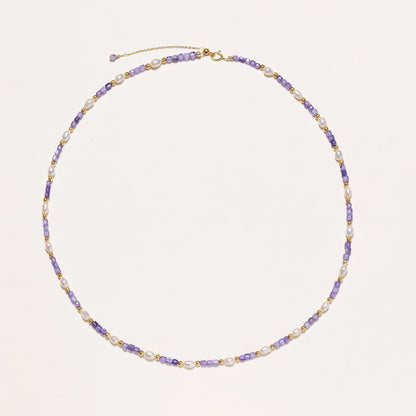 Violet Pearl Harmony Necklace