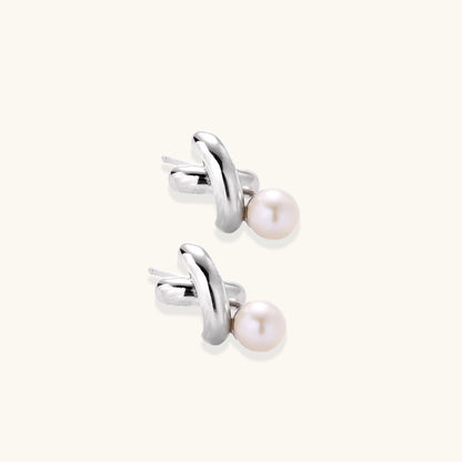 Earrings | Infinity Pearl Studs