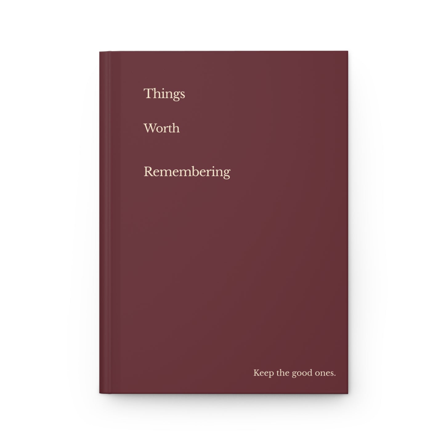 Hardcover Journal Matte | Remembering
