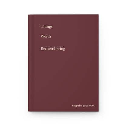 Hardcover Journal Matte | Remembering