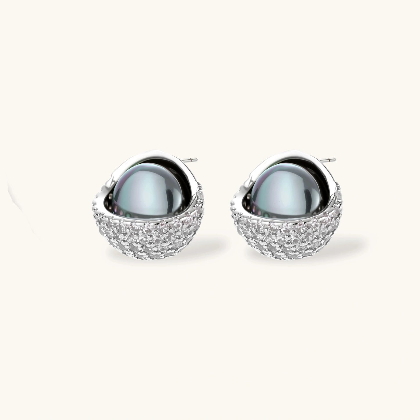 Grey Pavé Jewelry Set