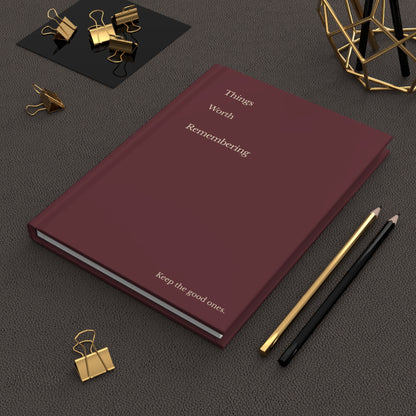 Hardcover Journal Matte | Remembering