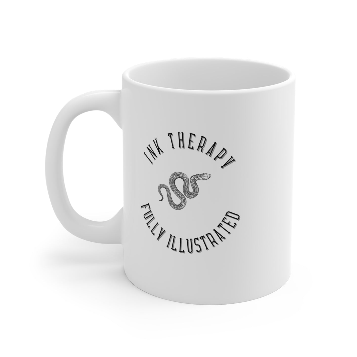Unique Coffee Mug: Fully Illustrated