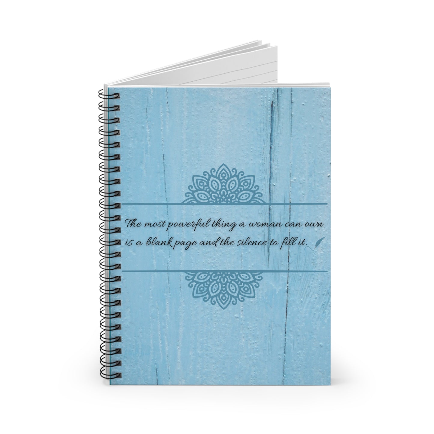 Blue Mandala Lined Journal