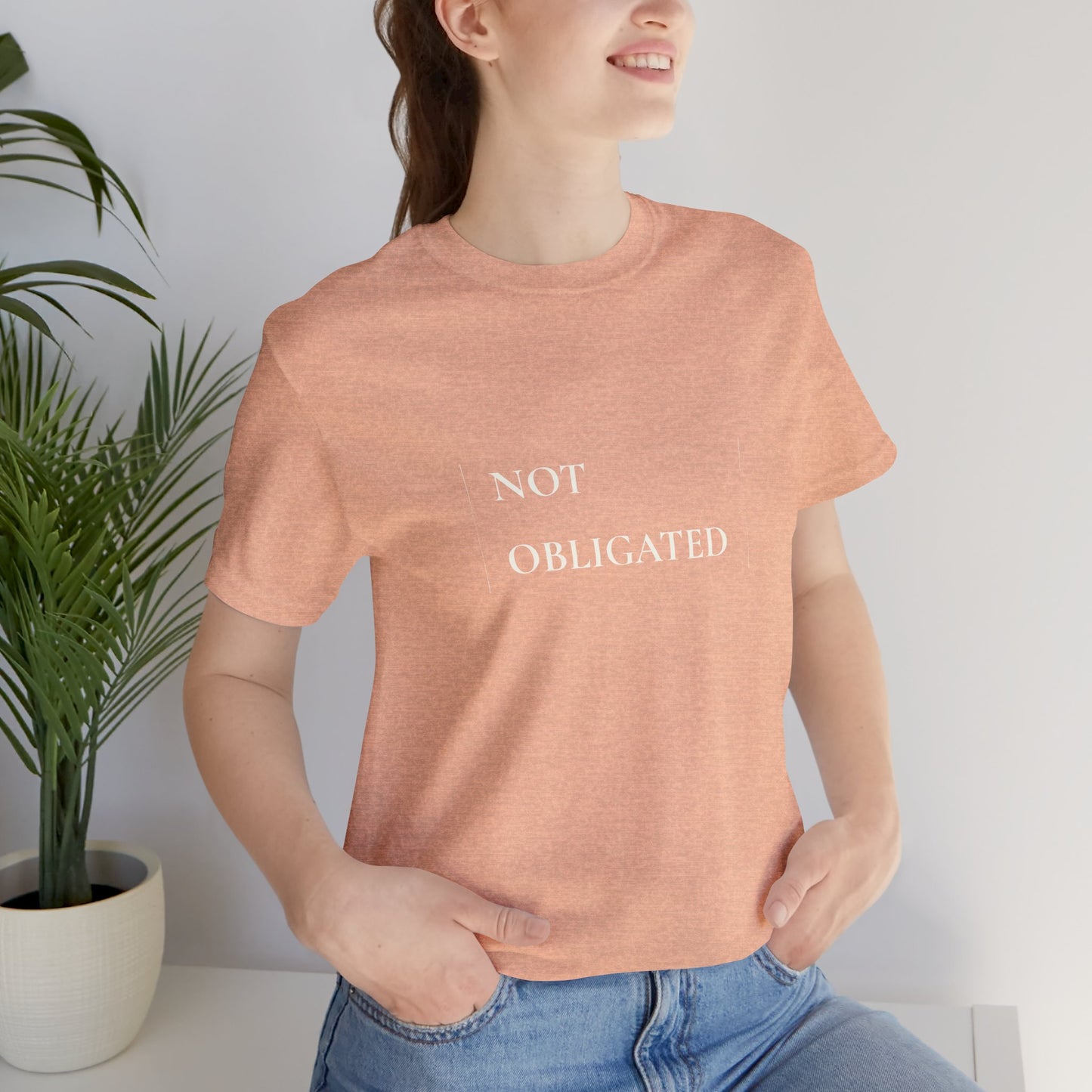 Not Obligated  — Minimalist Tee
