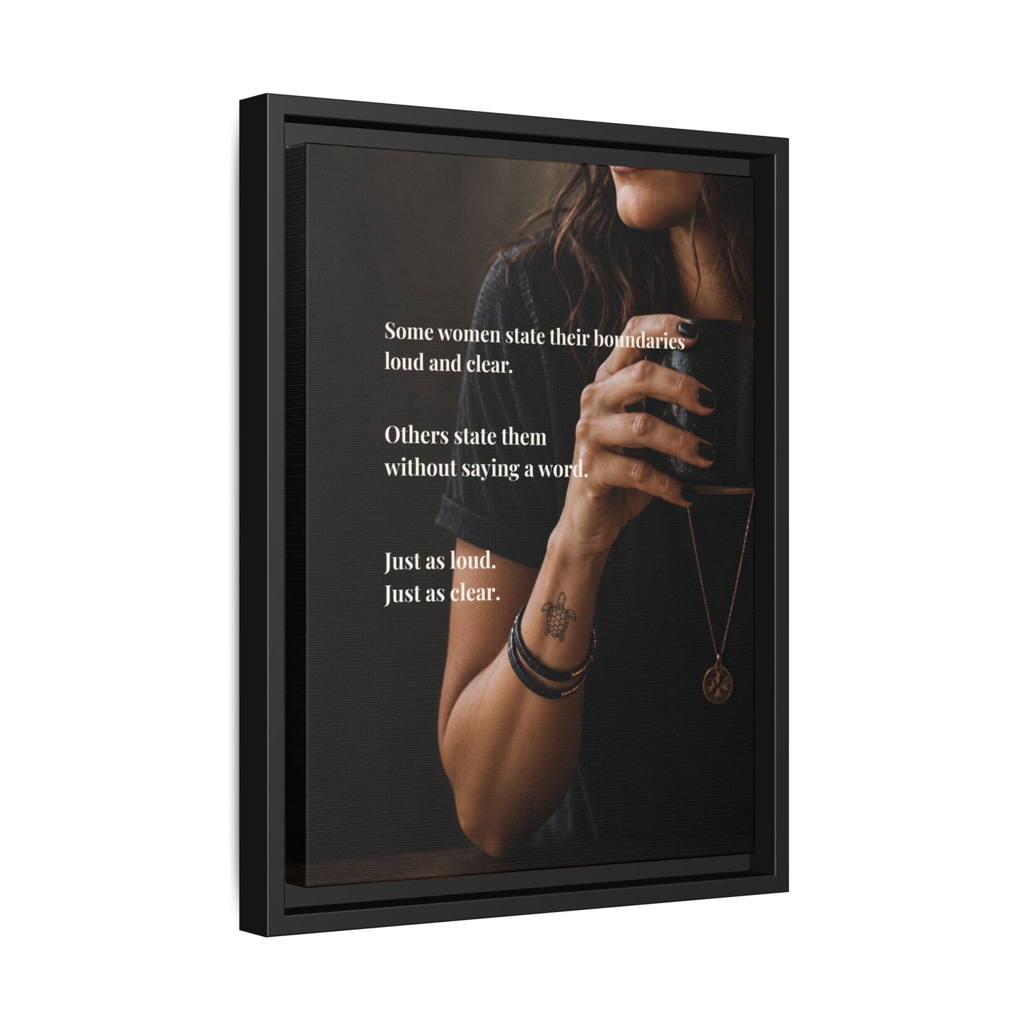 Framed Wall Art | Boundary Quote Decor