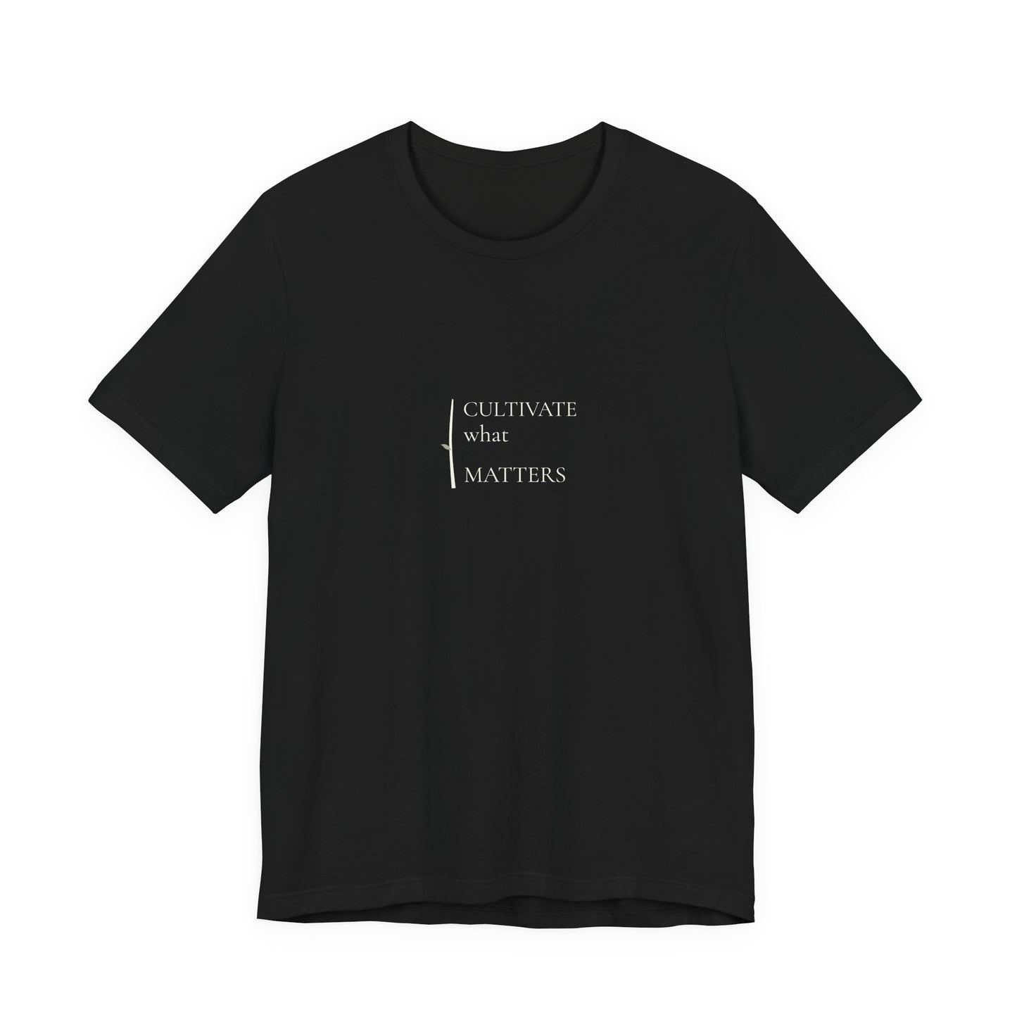 Women's Casual Graphic Tee Soft Cotton Crewneck | Cultivate What Matters