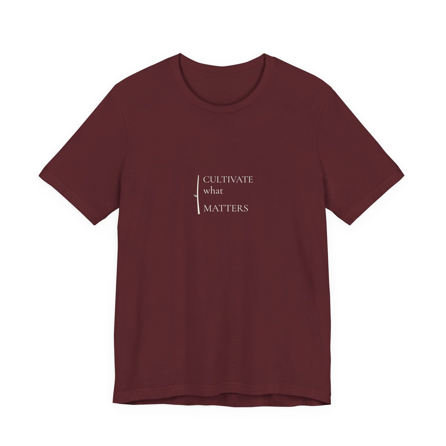 Women's Casual Graphic Tee Soft Cotton Crewneck | Cultivate What Matters