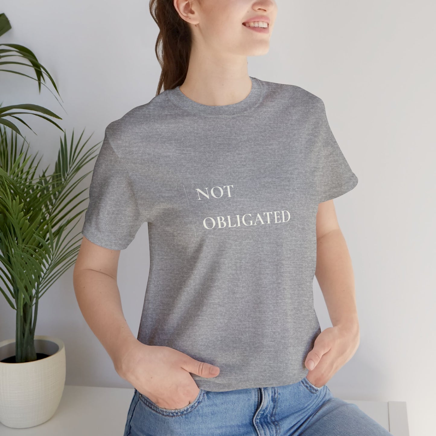 Not Obligated  — Minimalist Tee