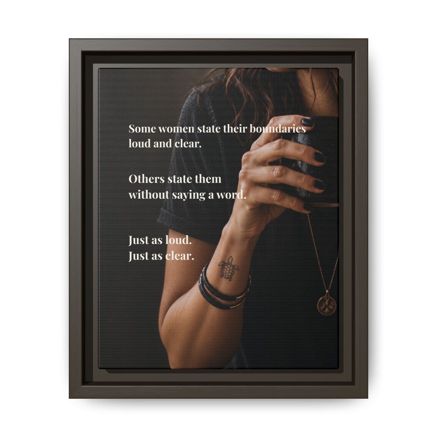 Framed Wall Art | Boundary Quote Decor