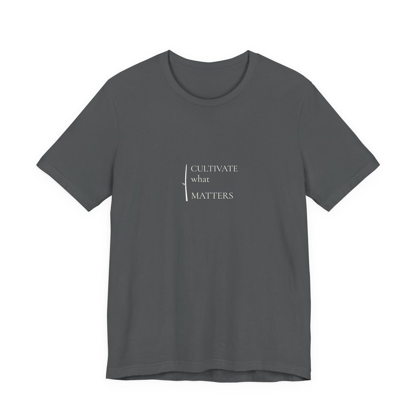 Women's Casual Graphic Tee Soft Cotton Crewneck | Cultivate What Matters