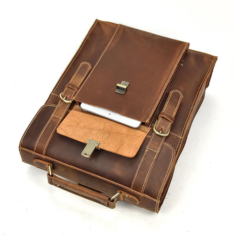 Handmade Vintage Leather Backpack