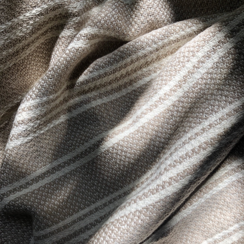 Woven Stripe Handmade Turkish Throw